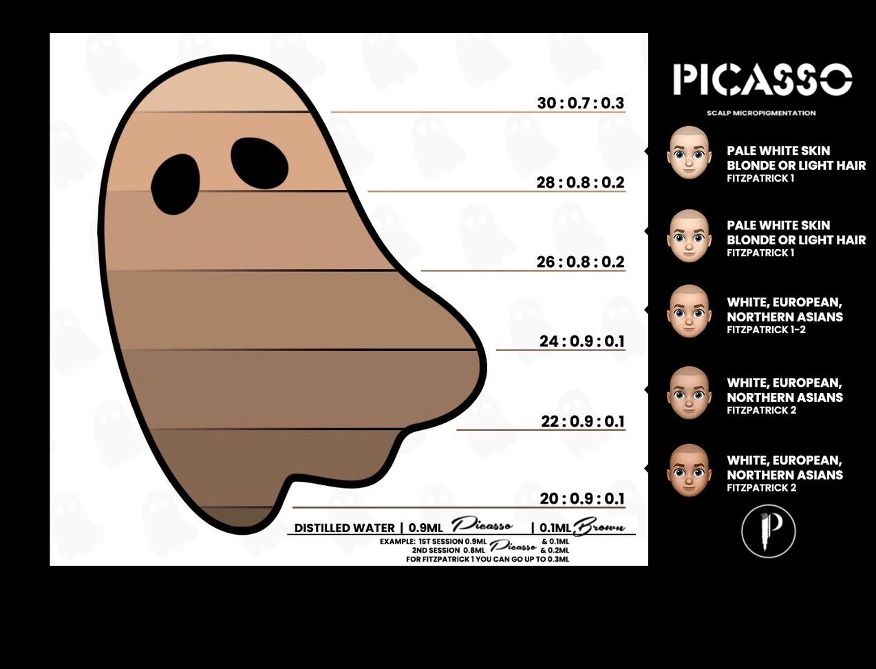 Picasso Brown SMP Pigment - Pigments - Pro Smp Supplies Inc